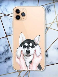 Прозорий чохол на Apple iPhone 11 Pro Max (6,5) Мордочка принт 121