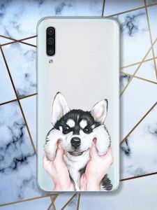 Прозорий чохол на Samsung Galaxy A50 (2019) A505 Мордочка принт 121