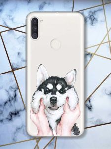 Прозорий чохол на Samsung Galaxy A11 Мордочка принт 121