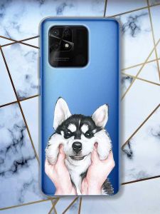 Прозорий чохол на Xiaomi Redmi 10C Мордочка принт 121