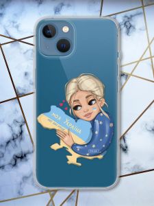 Патріотичний чохол на Apple iPhone 13 Моя Україна принт 24