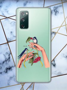 Прозорий чохол для Samsung Galaxy S20 FE патріотичний дизайн Ластівки принт 15