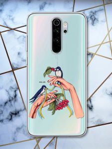 Прозорий чохол для Xiaomi Redmi Note 8 Pro патріотичний дизайн Ластівки принт 15