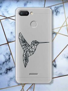 Прозорий чохол на Xiaomi Redmi 6  Колібрі принт 122