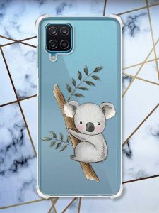 Чохол з потовщеними кутами на Samsung A12 4G Коала принт 132