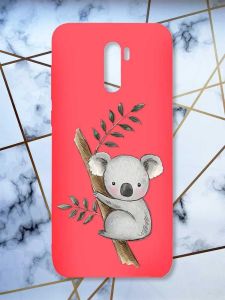 Матовий червоний чохол на Xiaomi Redmi Note 8 Pro :: Коала (принт 132)