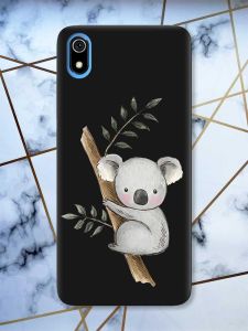 Матовий чорний чохол на Xiaomi Redmi 7A :: Коала (принт 132)