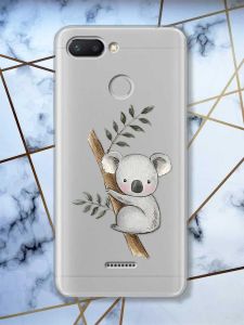 Прозорий чохол на Xiaomi Redmi 6  :: Коала (принт 132)