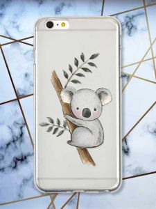 Прозорий чохол на iPhone 6+/6 Plus Коала принт 132