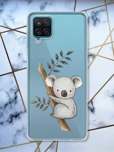 Прозорий чохол на Samsung A12 4G Коала принт 132