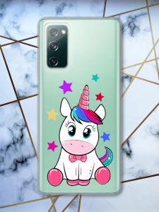 Прозорий чохол на Samsung Galaxy S20 FE Єдиноріг принт 102
