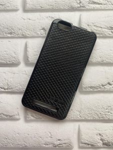 Силіконовий чохол з тисненням для Lenovo A2020 Чорний