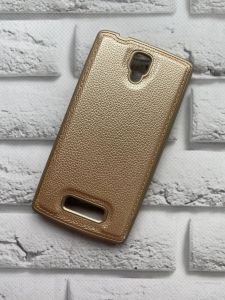 Силіконовий чохол зі вставкою для Lenovo A2010 Золотий