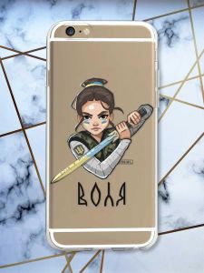 Прозорий чохол на iPhone 6/6s :: Українська захисниця (принт 169)