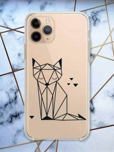 Прозорий чохол на Apple iPhone 11 Pro (5,8) Лисиця (принт 126)
