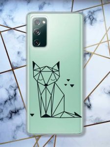 Прозорий чохол на Samsung Galaxy S20 FE Лисиця (принт 126)