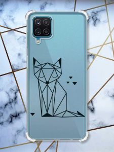 Чохол з потовщеними кутами на Samsung A12 4G Лисиця (принт 126)