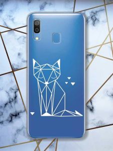 Прозорий чохол для Samsung Galaxy A30 (2019) / A20 (2019)  Лисиця (принт 127)