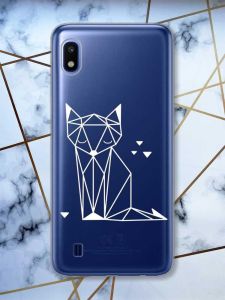 Прозорий чохол на Samsung Galaxy A10 (2019) A105 Лисиця (принт 127)