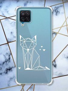 Чохол з потовщеними кутами на Samsung A12 4G Лисиця (принт 127)
