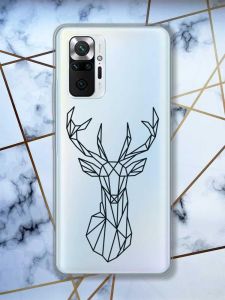 Прозорий чохол для Xiaomi Redmi Note 10 Pro/10 Pro Max Олень (принт 128)