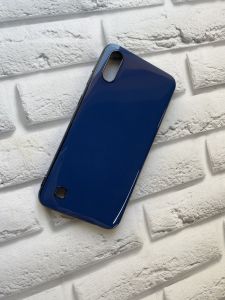 Силіконовий глянцевий чохол для Samsung Galaxy А10 (2019) А105 Темно-синій