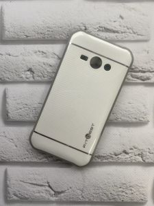 Силіконовий чохол для SAMSUNG Galaxy J1Ace J110 FitBest. Білий