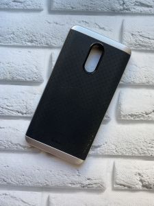 Силіконовий чохол Ipaky зі срібним бампером для Xiaomi Redmi Pro Чорний