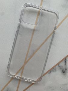 Прозорий силіконовий чохол із захистом камери для Apple iPhone 13 Pro Max