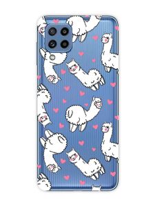 Прозорий чохол Samsung Galaxy M32 / M22 / A22 4G Лами (принт 95)