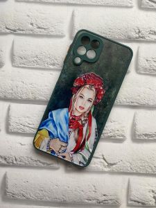 Силіконовий чохол з малюнком для Samsung M33 5G Дівчина у вінку