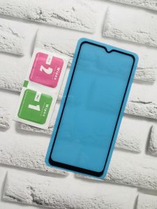 Захисне скло 3D для Samsung Galaxy A02/A022 (2021) Чорна рамка
