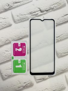 Защитное стекло 3D для Realme C21y Черная рамка