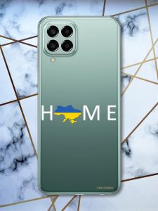 Прозорий чохол на Samsung Galaxy M33 5G Дім Україна (патріотичний принт 73)