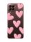 Прозорий чохол на Samsung Galaxy M33 5G Сердечка рожеві (принт 78)