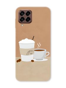 Чохол на Samsung Galaxy M33 5G Кава (принт 108)