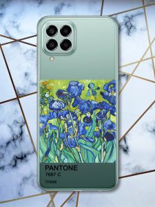 Прозорий чохол на Samsung Galaxy M33 5G Іриси (принт 75)