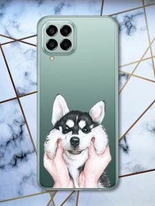 Прозорий чохол на Samsung Galaxy M33 5G Мордочка (принт 121)