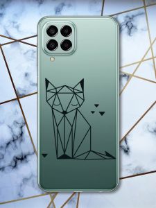 Прозорий чохол на Samsung Galaxy M33 5G Лисиця (принт 126)
