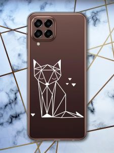 Прозорий чохол на Samsung Galaxy M33 5G Лисиця (принт 127)