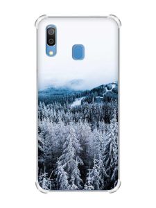 Чохол з потовщеними кутами на Samsung Galaxy A30 (2019) / A20 (2019) Зимовий ліс (принт 164)