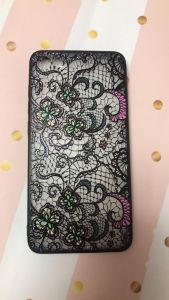 Силіконовий чохол з мереживом для Meizu U10