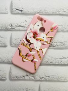 Силіконовий чохол з малюнком та камінням для Huawei Nova 2 Цвіт магнолії