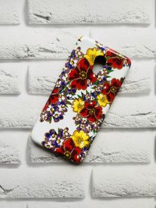 Силіконовий чохол з малюнком для Meizu M6 Червоно-жовті маки