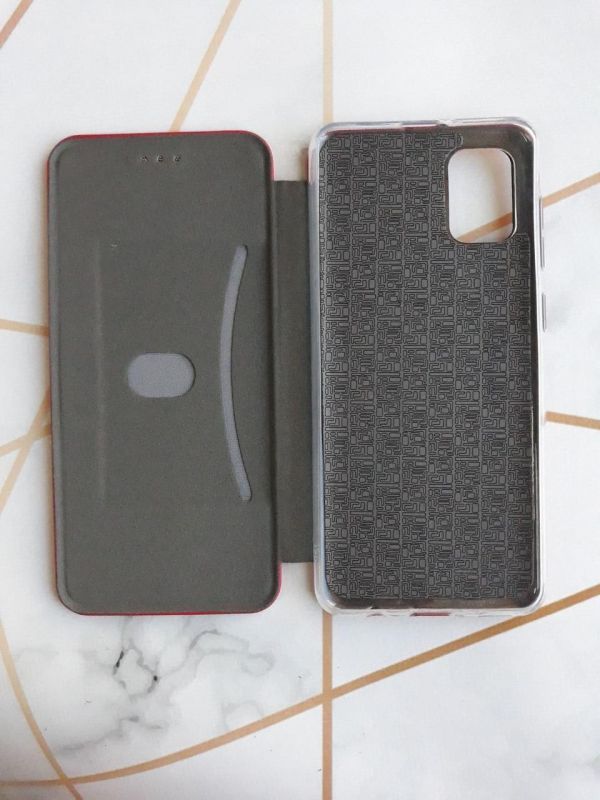 Чохол-книжка з малюнком для Samsung Galaxy A31 Червоний; Ніжки (принт 60)