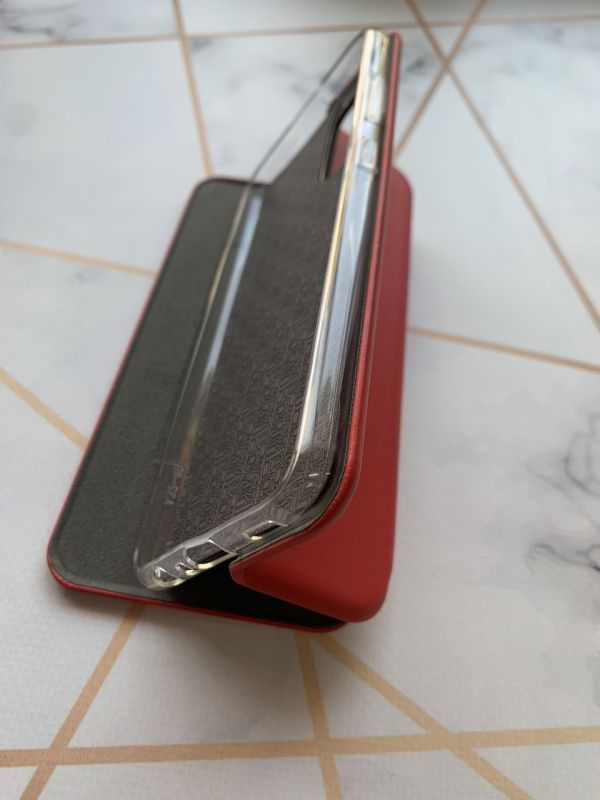 Чохол-книжка з малюнком для Samsung Galaxy A32 Червоний; Українська захисниця (принт 170)