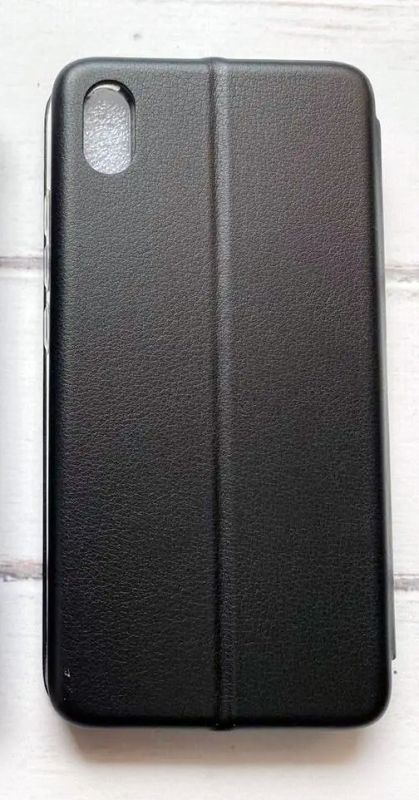 Чохол-книжка з малюнком для Xiaomi Redmi 7A Чорний; Іриси (принт 75)