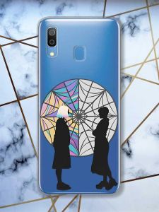 Прозорий чохол для Samsung Galaxy A30 (2019)/A20 (2019) Силуети. Венздей (принт 210)