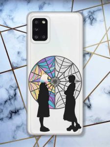 Прозорий чохол на Samsung A31 Силуети. Венздей (принт 210)