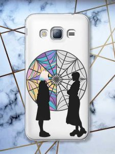Прозорий чохол на Samsung Galaxy J3 2016 J310 Силуети. Венздей (принт 210)